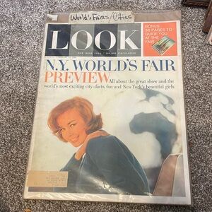 Vintage LOOK magazine February 11, 1964. N.Y World’s Fair Preview